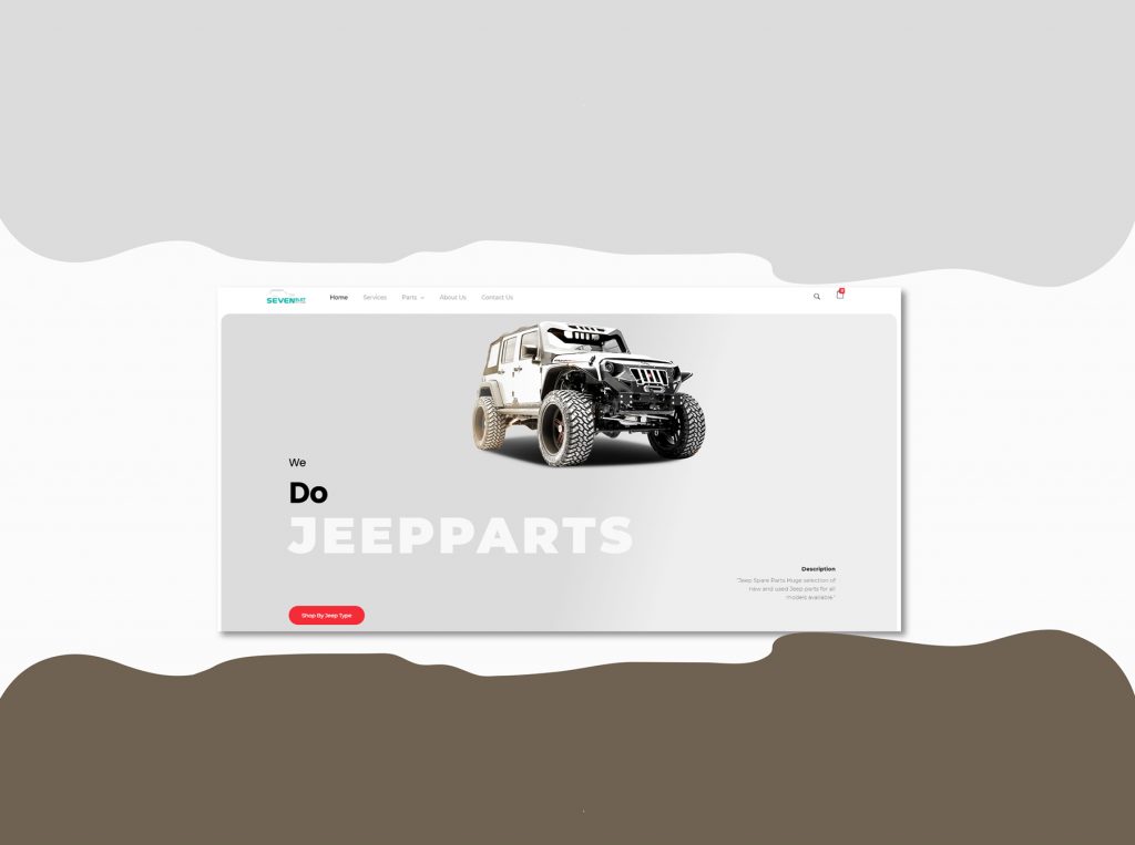 7 slot jeep poster