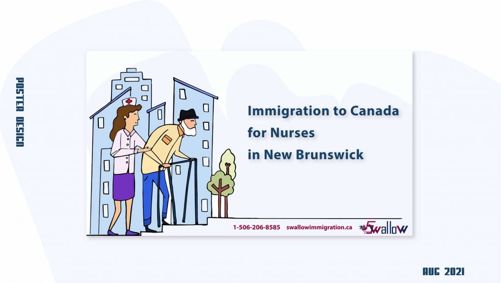 Immigration to Canada for Nurses in New Brunswick poster