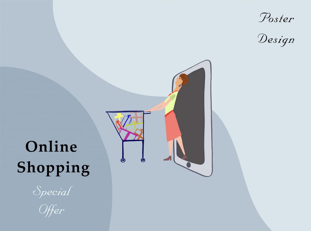 online shopping infographic