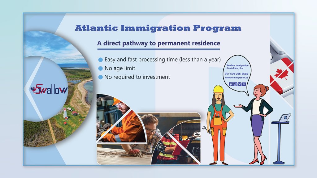 Brochure Design for Atlantic Immigration Program 2024 in Dubai