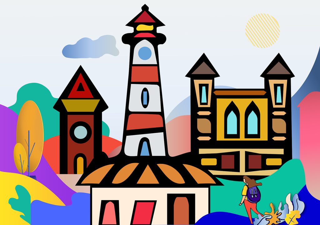 Enter a Magical Realm with Our New Castle Illustration by Miracle Portal!