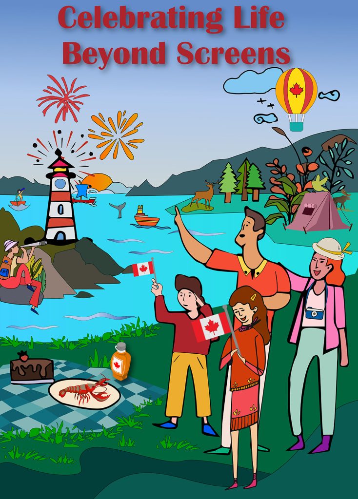Family Time Illustration – Celebrating Togetherness and Happiness
