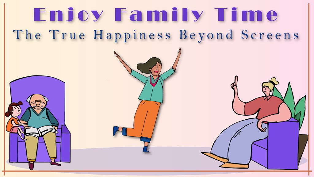 Family Time Illustration – Celebrating Togetherness and Happiness