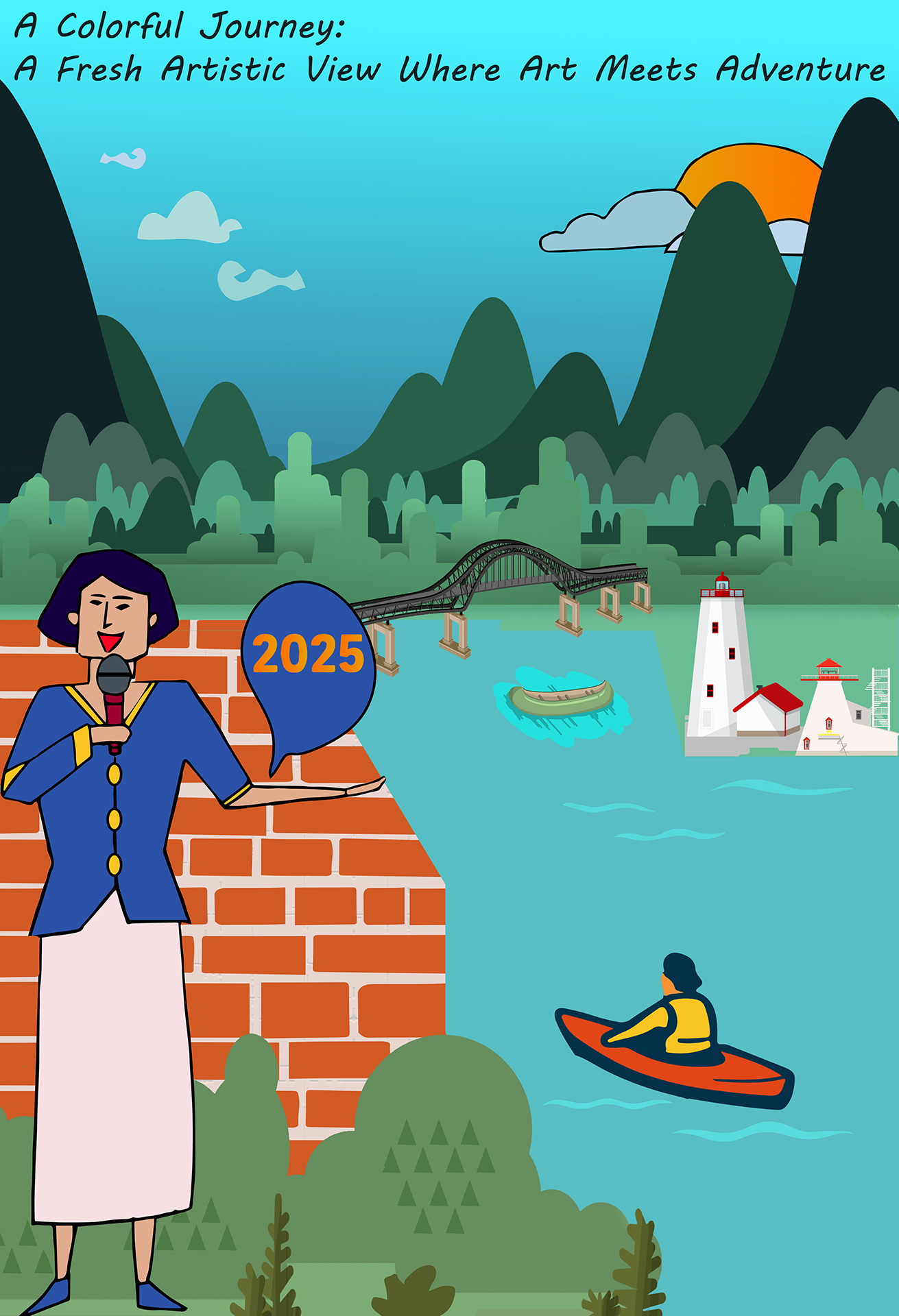 Exploring New Brunswick Through Art — A 2025 Illustrated Journey by Miracle Portal