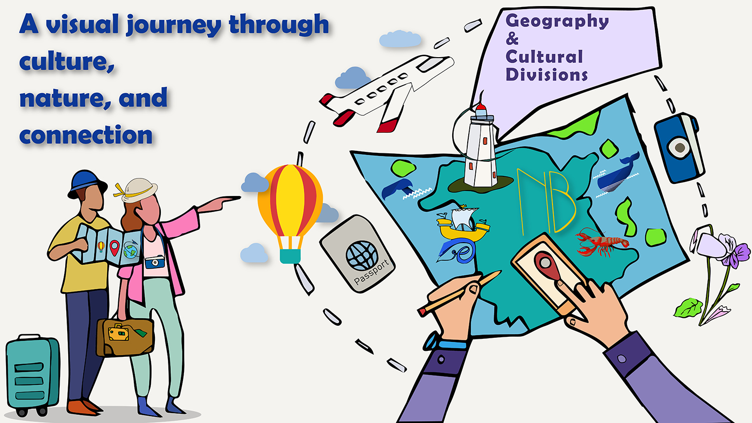 Exploring Identity Through Art — “Geography & Cultural Divisions” Illustration by Miracle Portal