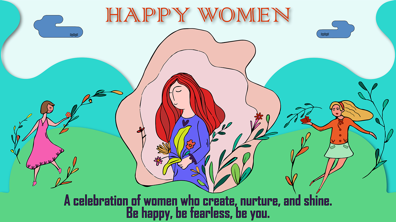 Happy Women — A Celebration of Joy, Strength, and Feminine Harmony
