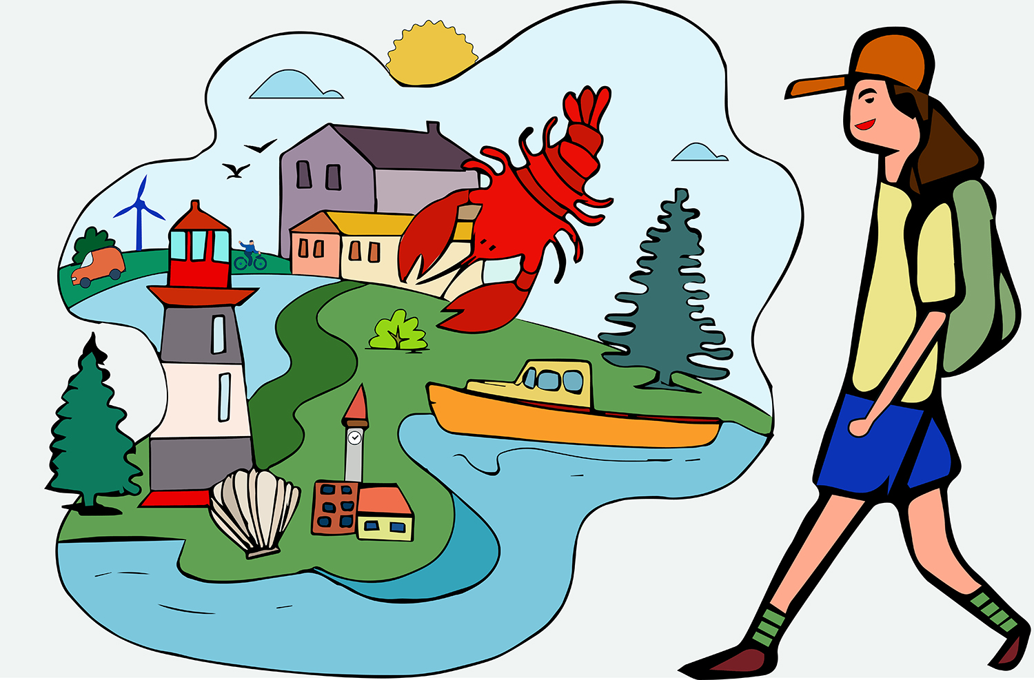 A Journey Through Place and Imagination — An Illustrated Story by Miracle Portal